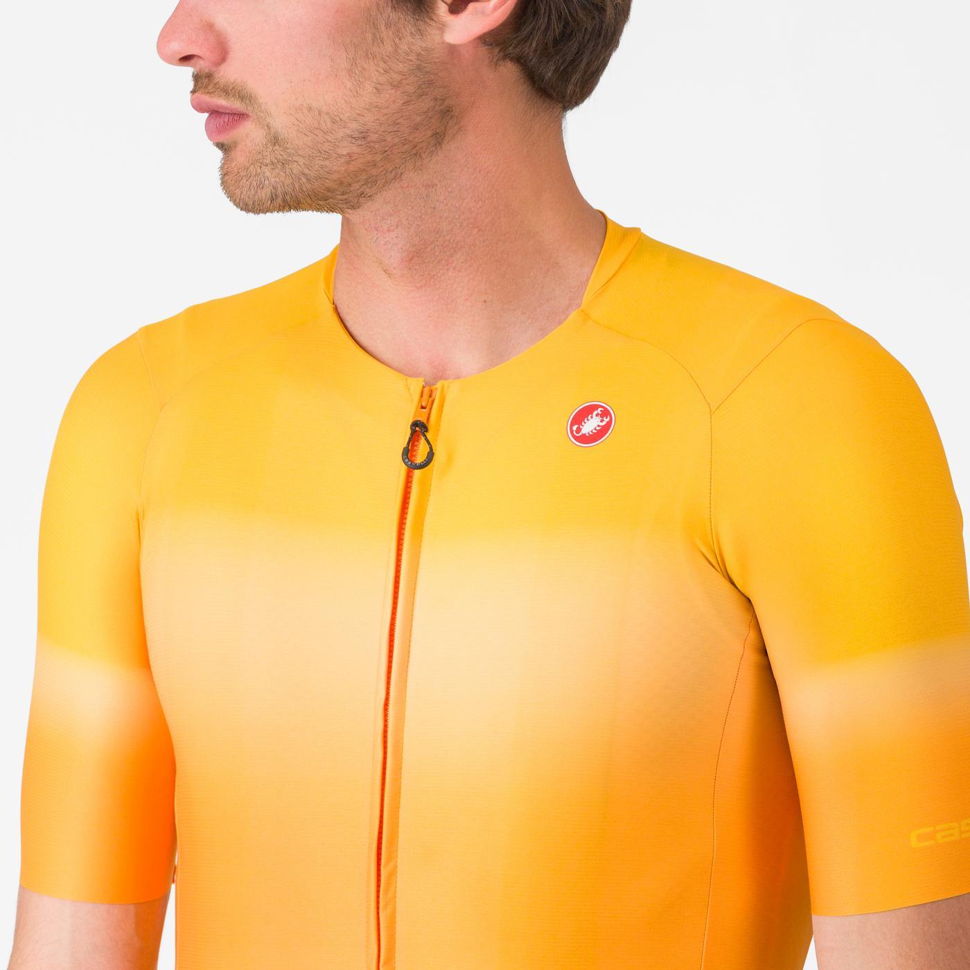 CASTELLI UPF Short Sleeve Jersey Orange