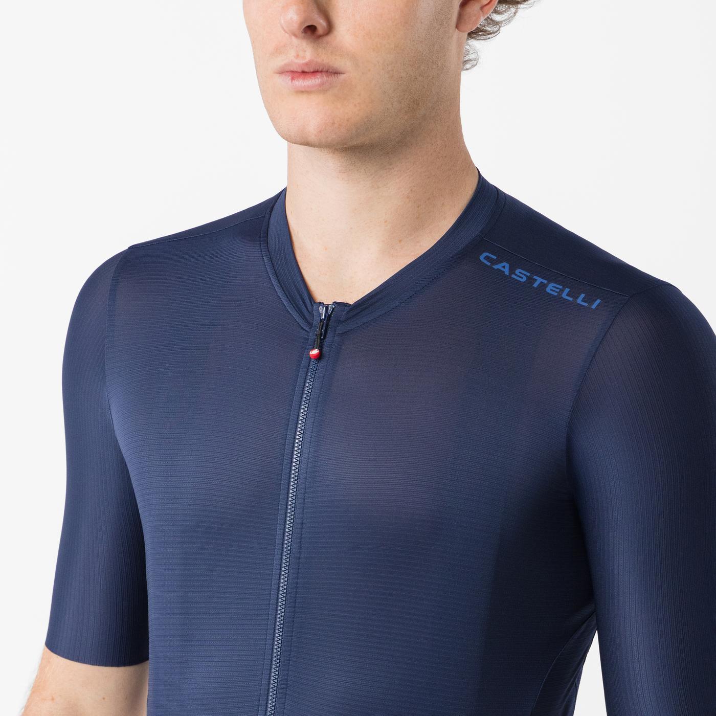 CASTELLI ESPRESSO 2 Short Sleeve Jersey Blue