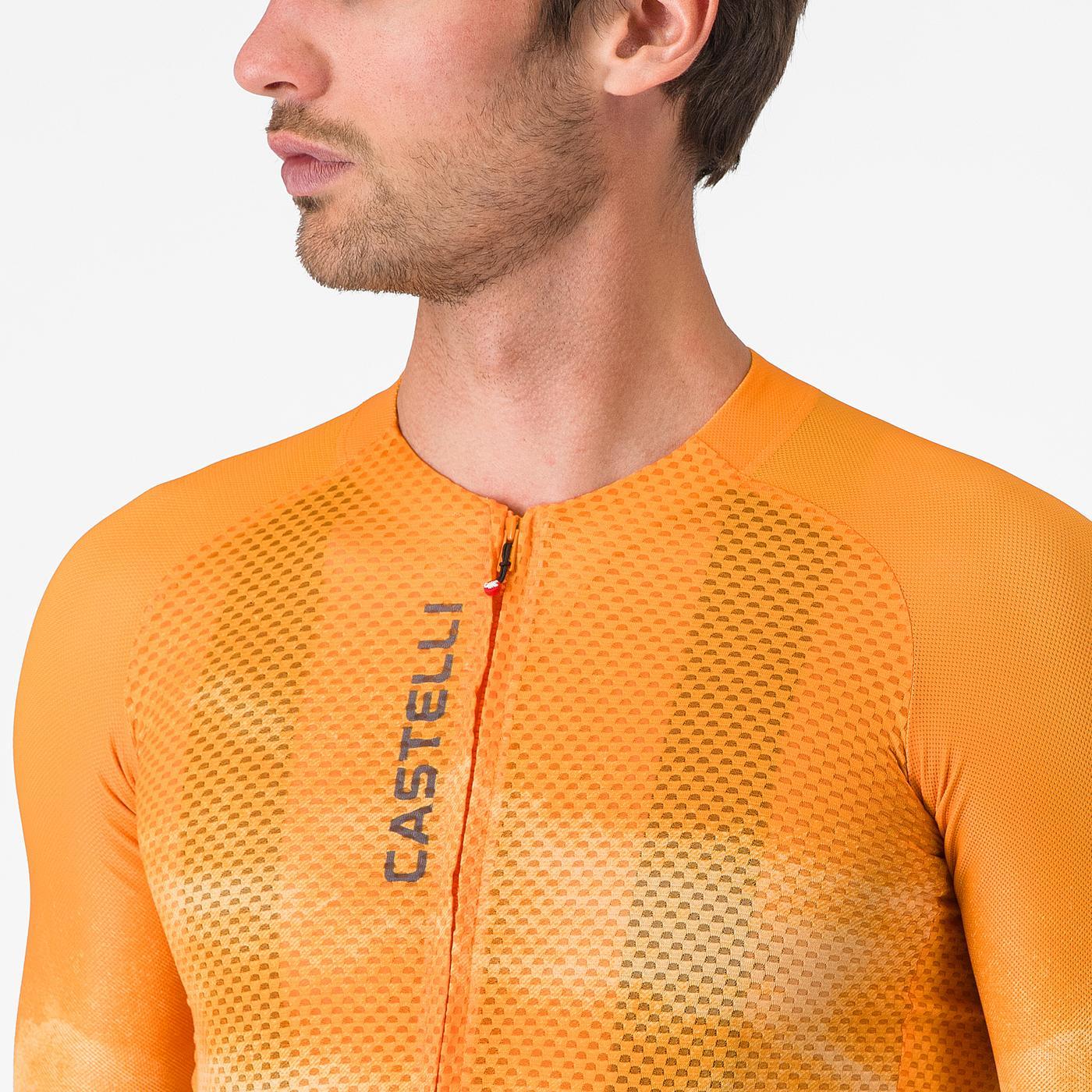 CASTELLI CLIMBER'S A/C Short Sleeve Jersey Orange