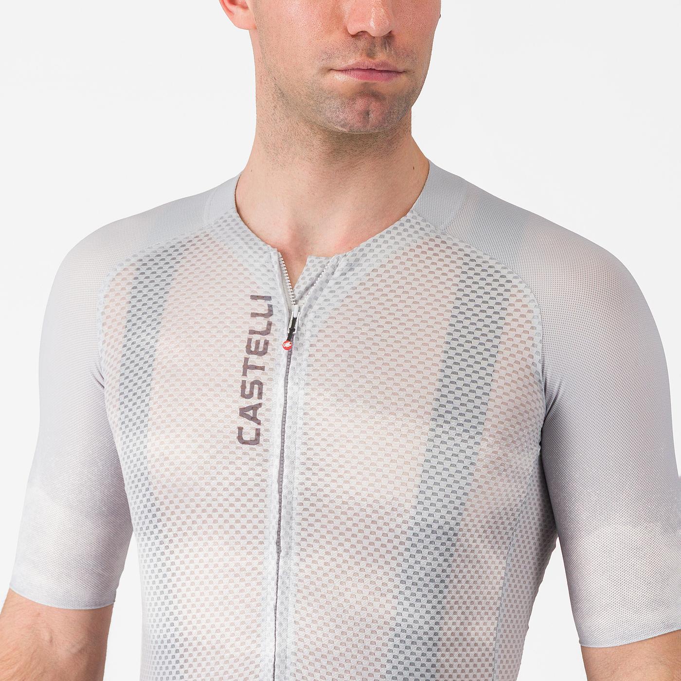 Koszulka z krótkim rękawem CASTELLI CLIMBER'S A/C Grey 2026