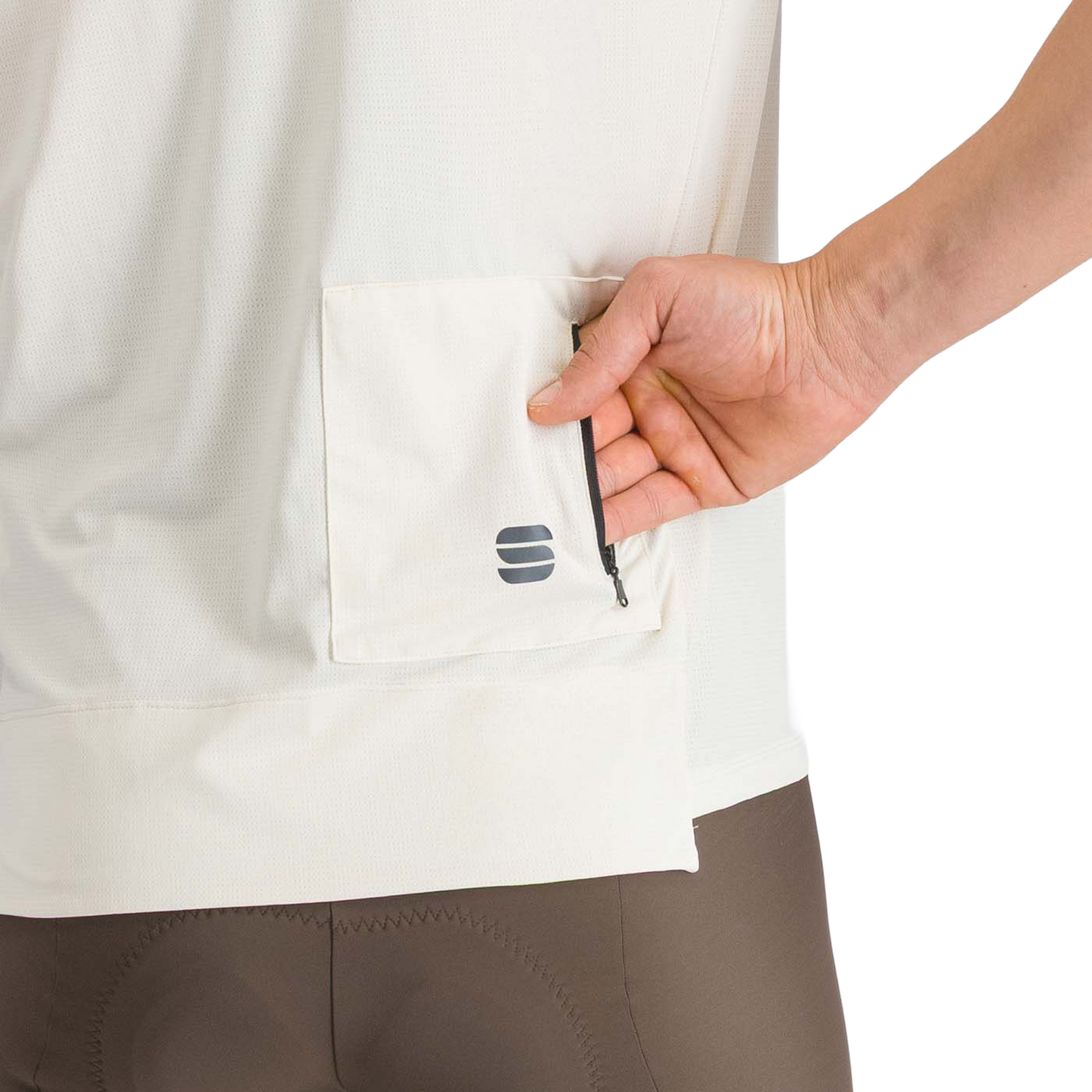 SPORTFUL SUPERGIARA TEE koszulka z krótkim rękawem kremowa