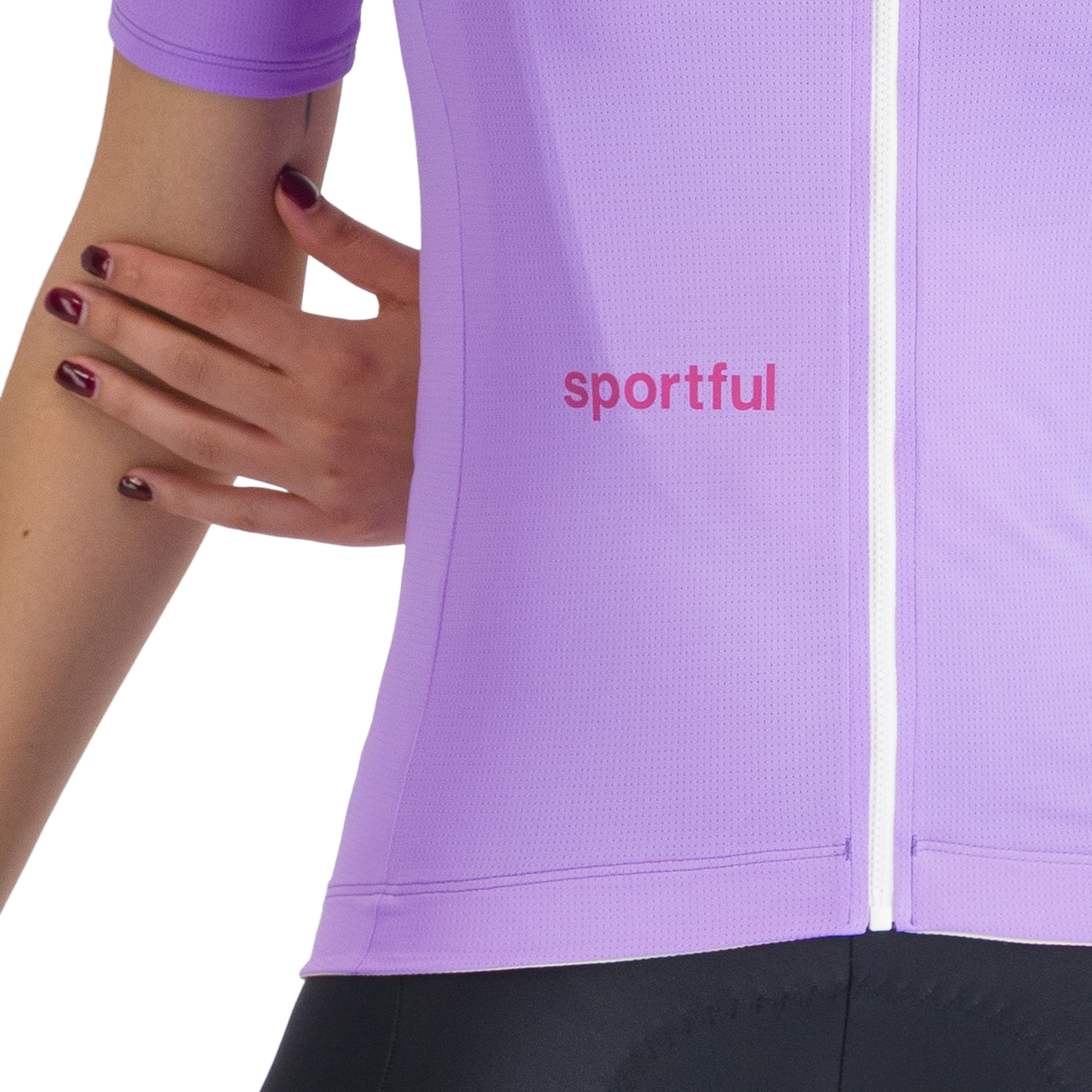 Damska koszulka SPORTFUL CLASSIC z krótkim rękawem, fioletowa