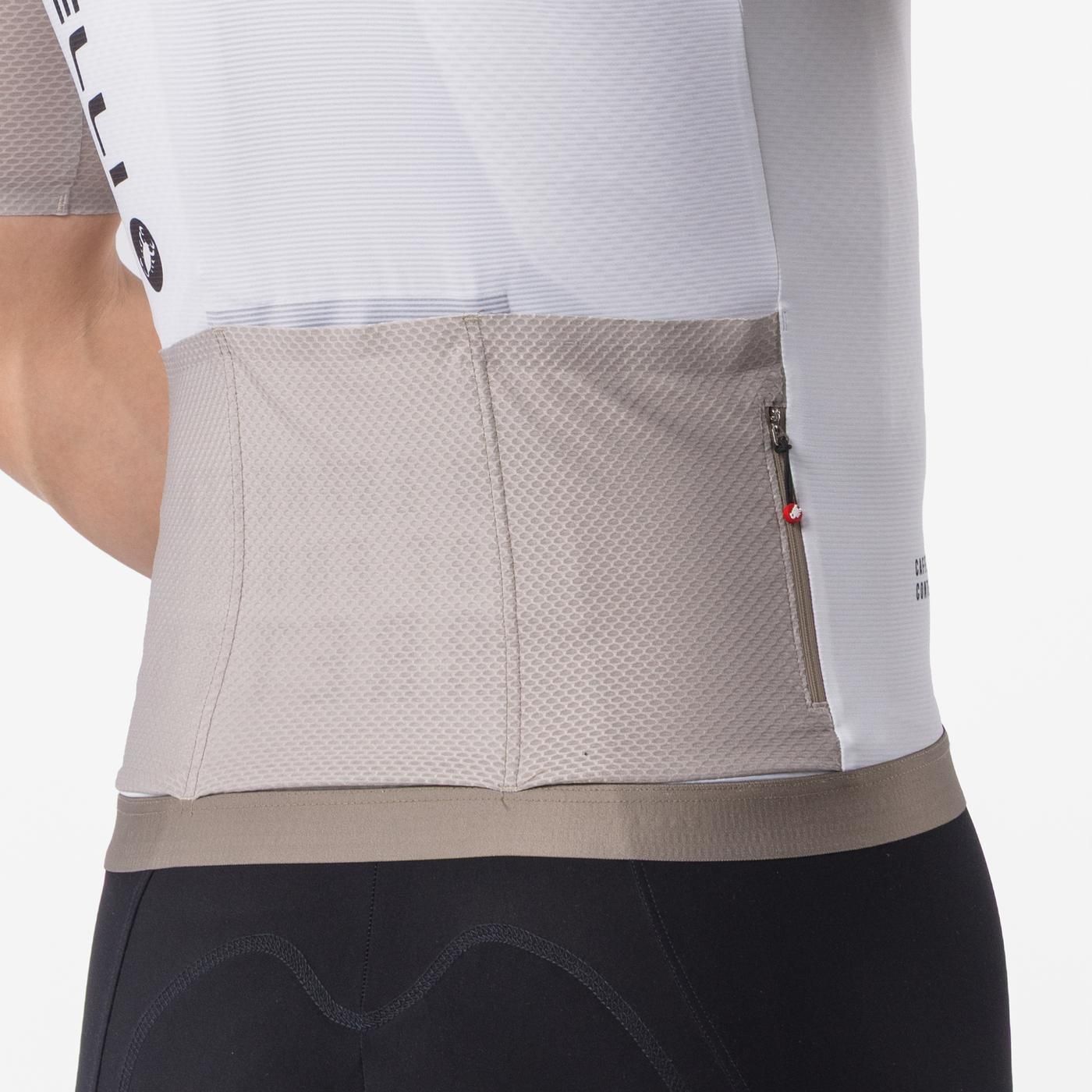 CASTELLI CORRETTO Short Sleeve Ivory/Clay Jersey
