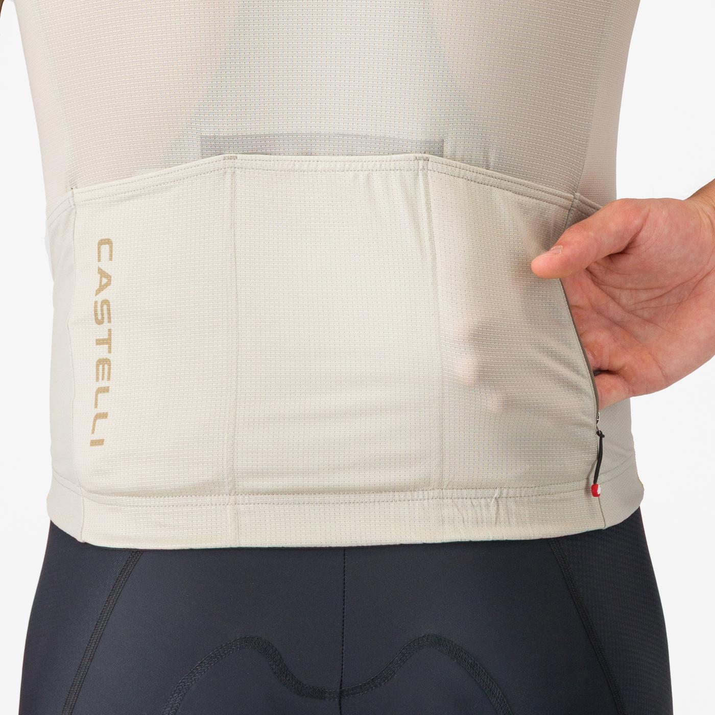 CASTELLI UNLIMITED ENDURANCE 3 JERSEY Koszulka w kolorze beżowym/khaki