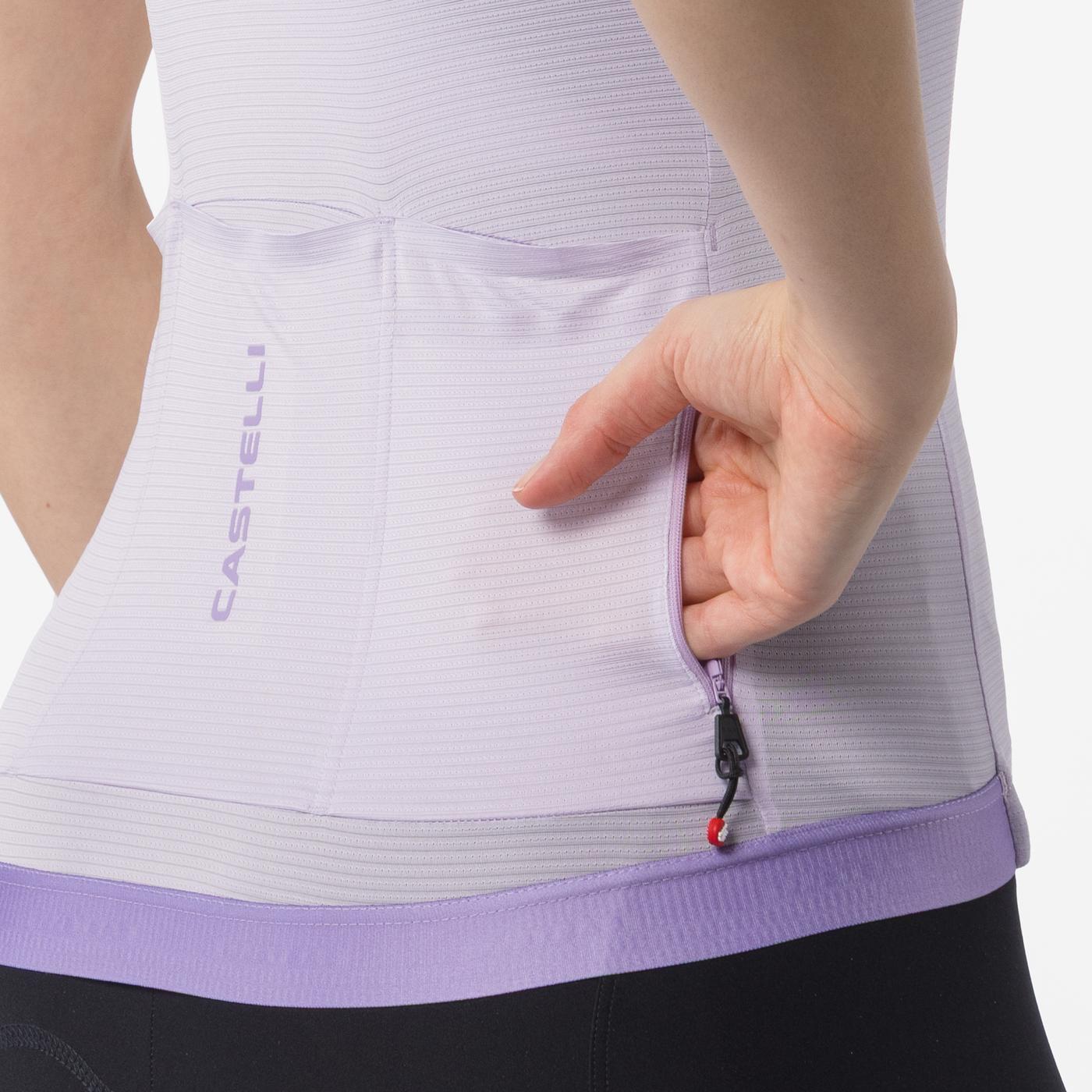 CASTELLI ESPRESSO 2 Women's Short Sleeve Jersey Purple