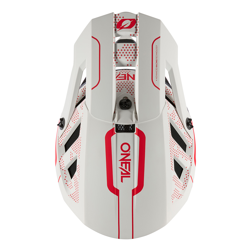 Kask MTB O'NEAL BLADE POLYACRYLITE STRIKE biały/czerwony