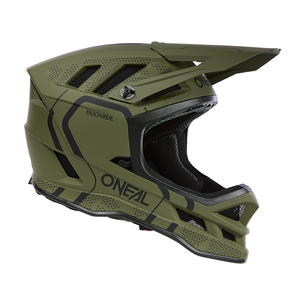 Kask MTB O'NEAL BLADE POLYACRYLITE STRIKE zielony/czarny