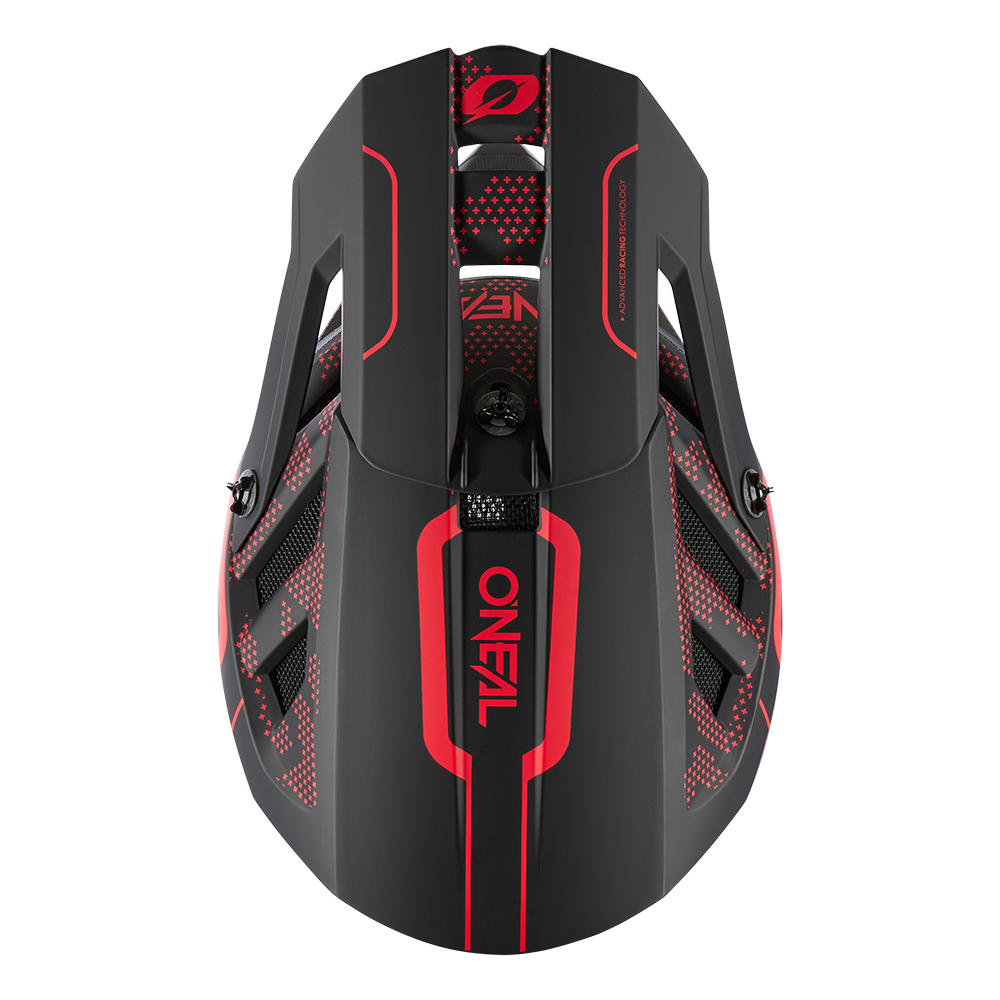 Kask MTB O'NEAL BLADE POLYACRYLITE STRIKE czarny/czerwony