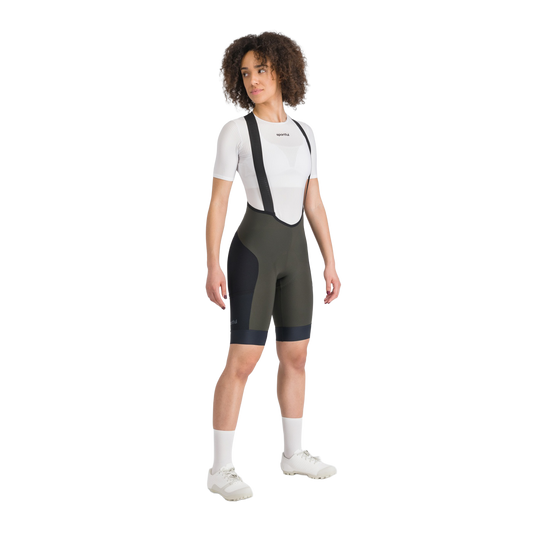 Damskie spodenki SPORTFUL SUPERGIARA 2 Bib Short Khaki/Black