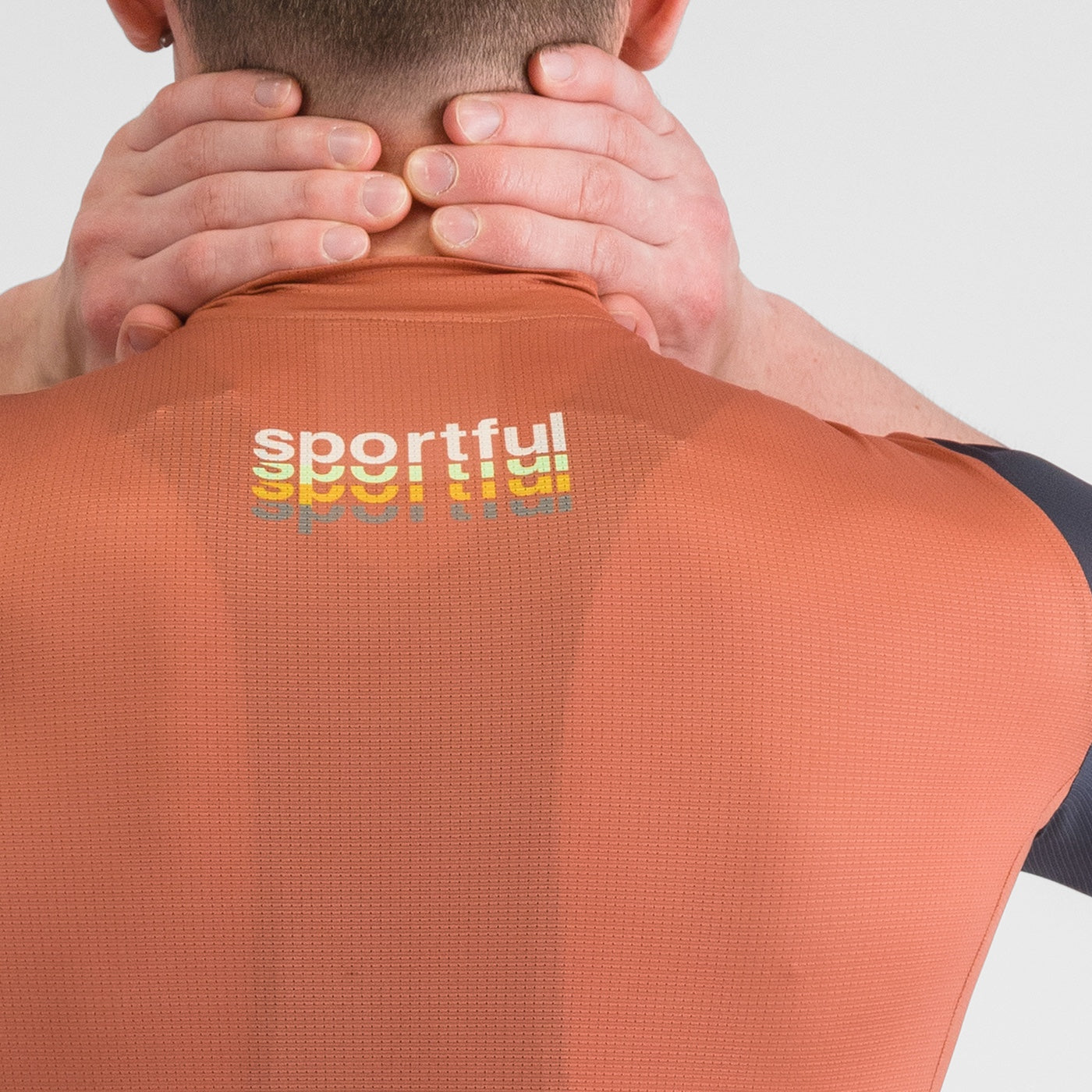 SPORTFUL SUPERGIARA 2 LOGO Koszulka z krótkim rękawem pomarańczowa