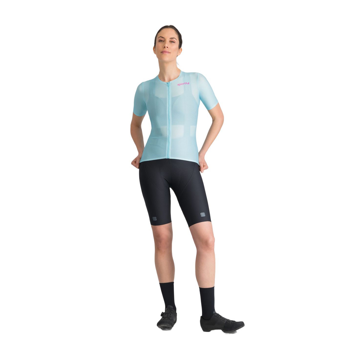 Damska koszulka SPORTFUL LIGHT 2 z krótkim rękawem, turkusowa