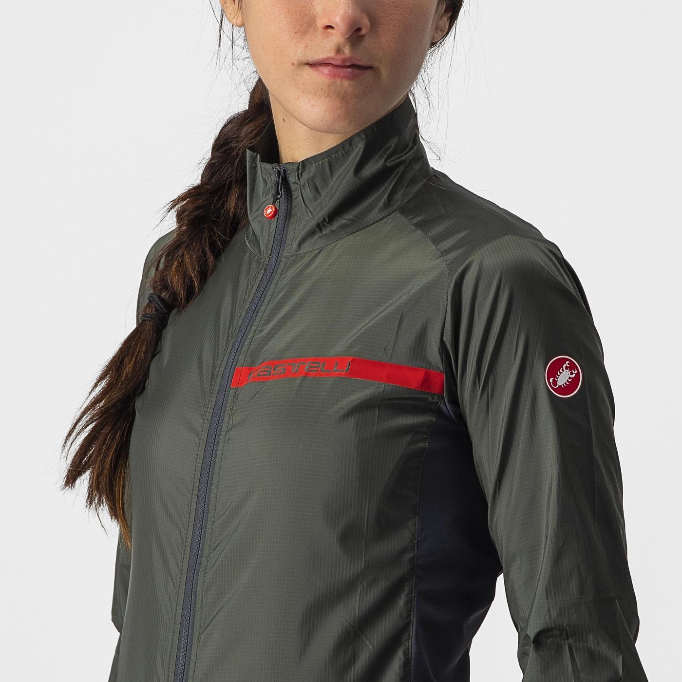 CASTELLI SQUADRA STRETCH Kurtka damska Khaki