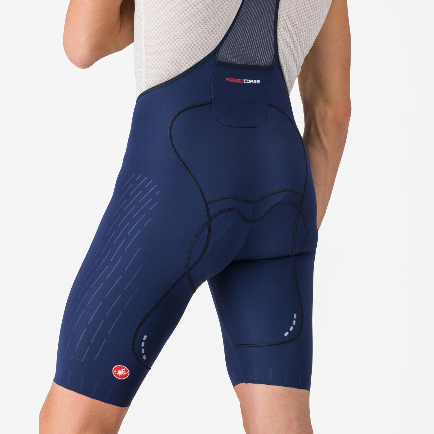 Koszulka CASTELLI FREE AERO RACE S Navy Bib Tight