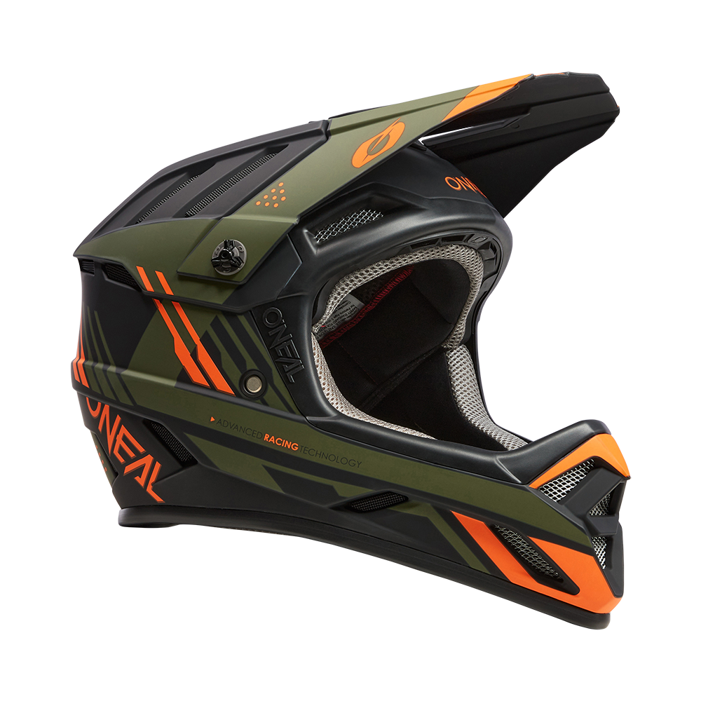 Kask MTB O'NEAL BACKFLIP STRIKE czarny/pomarańczowy/zielony