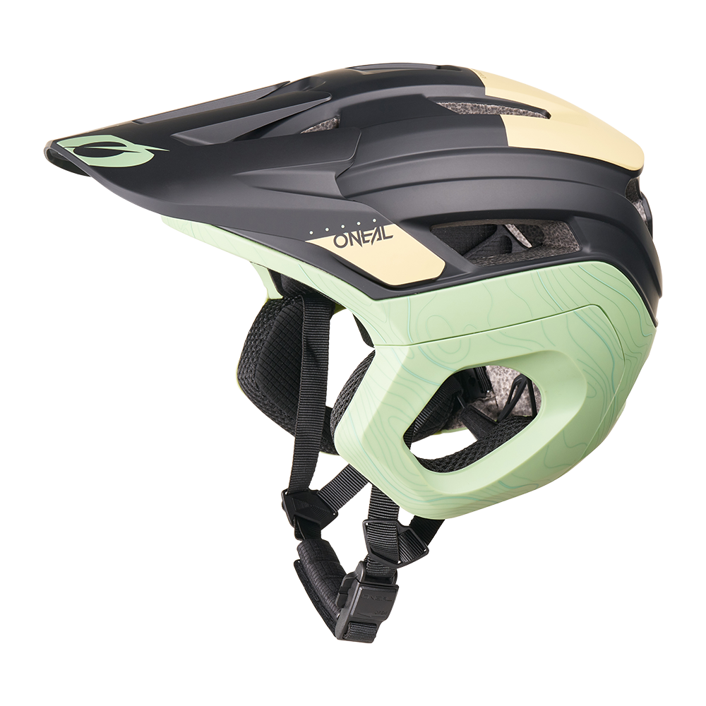 O'NEAL TRAPPER EVO TOPO MTB Helmet Black/Sand/Mint