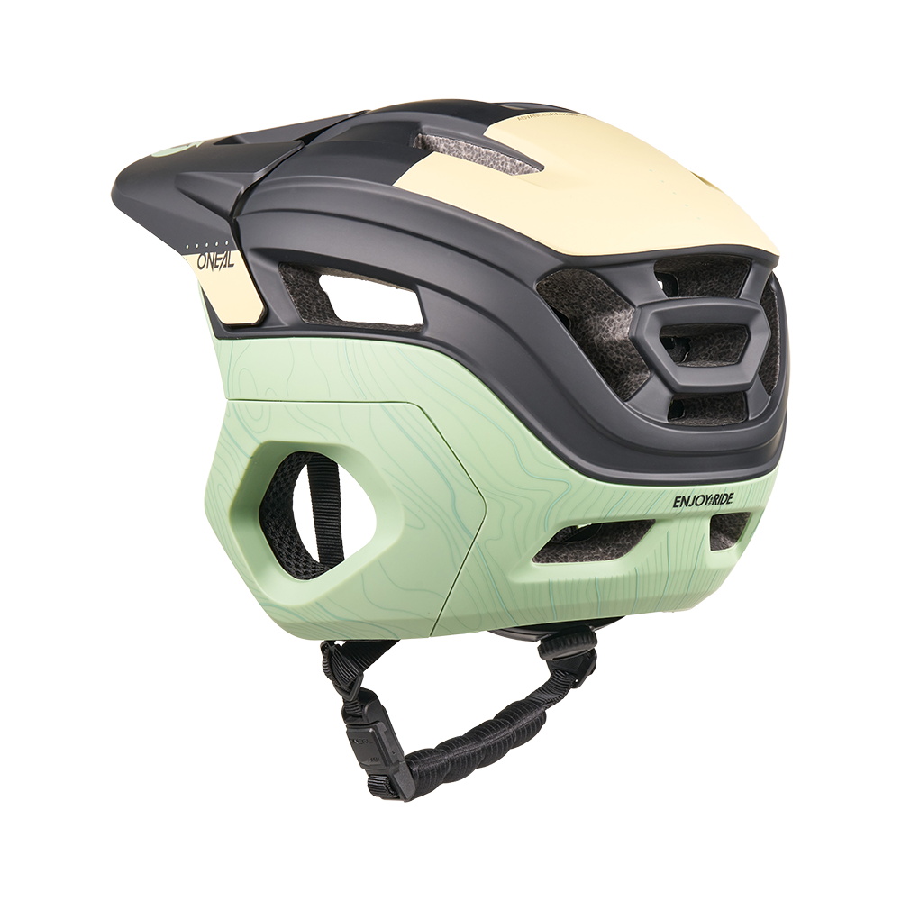 O'NEAL TRAPPER EVO TOPO MTB Helmet Black/Sand/Mint