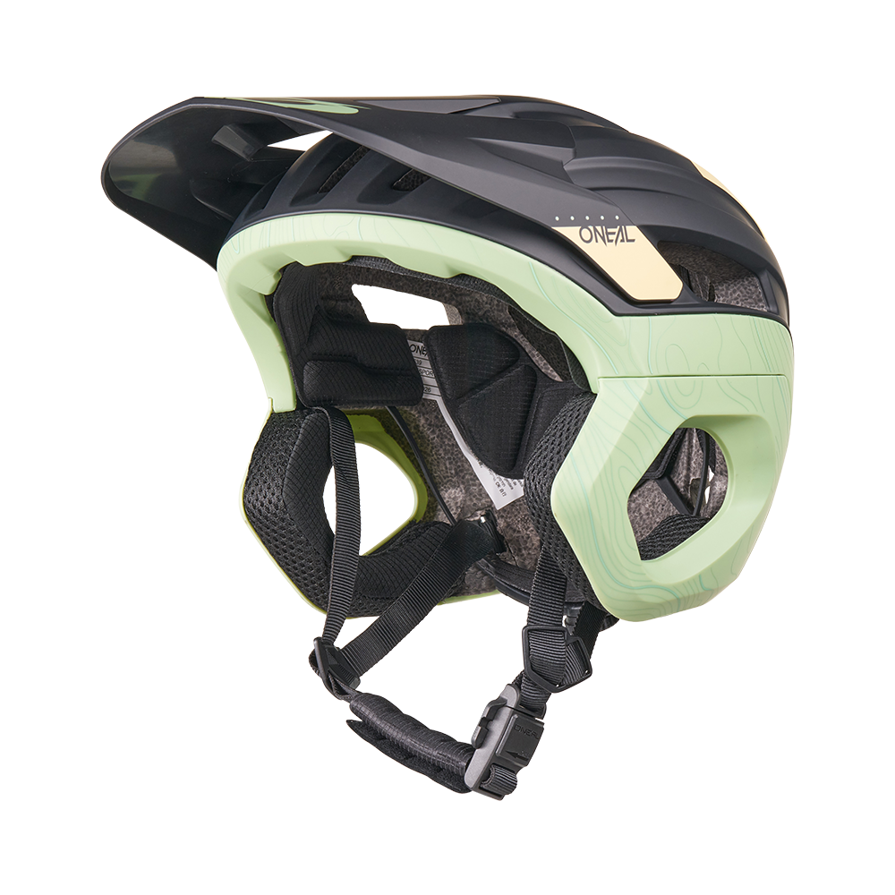 O'NEAL TRAPPER EVO TOPO MTB Helmet Black/Sand/Mint