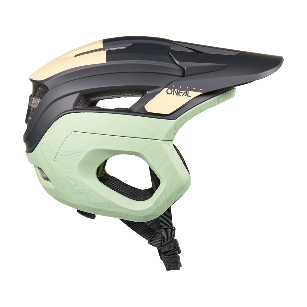 O'NEAL TRAPPER EVO TOPO MTB Helmet Black/Sand/Mint