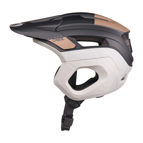 Kask MTB O'NEAL TRAPPER EVO SOLID czarny/brązowy/szary