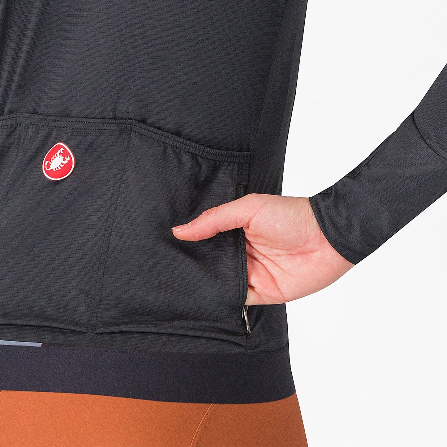 CASTELLI ESPRESSO Women's Long Sleeve Jersey Black