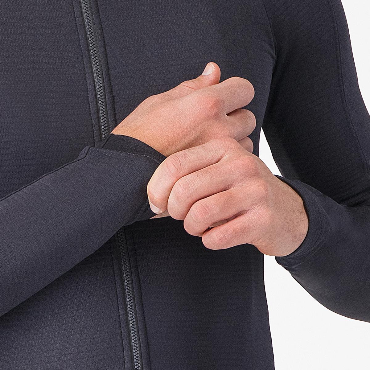 CASTELLI PURO 4 Jersey z długim rękawem szary