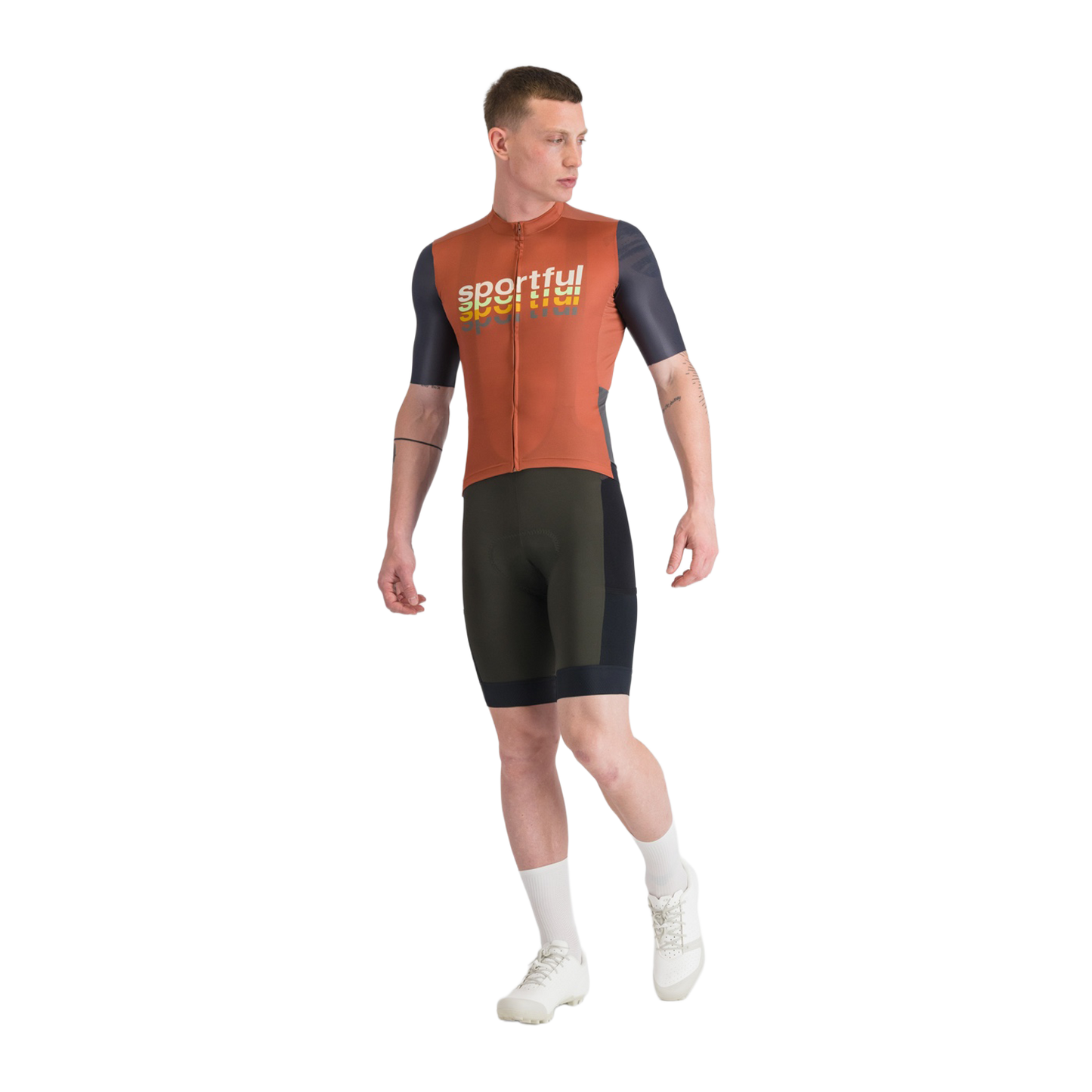 SPORTFUL SUPERGIARA 2 LOGO Koszulka z krótkim rękawem pomarańczowa