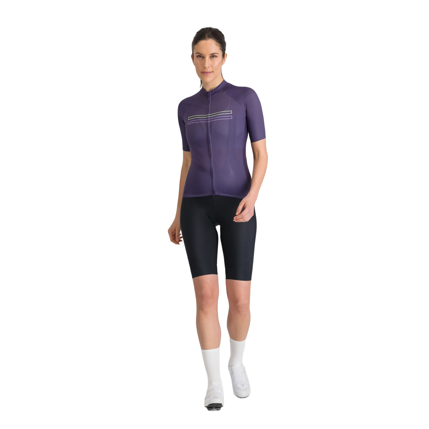 Damska koszulka SPORTFUL STARLIGHT 2 z krótkim rękawem, fioletowa