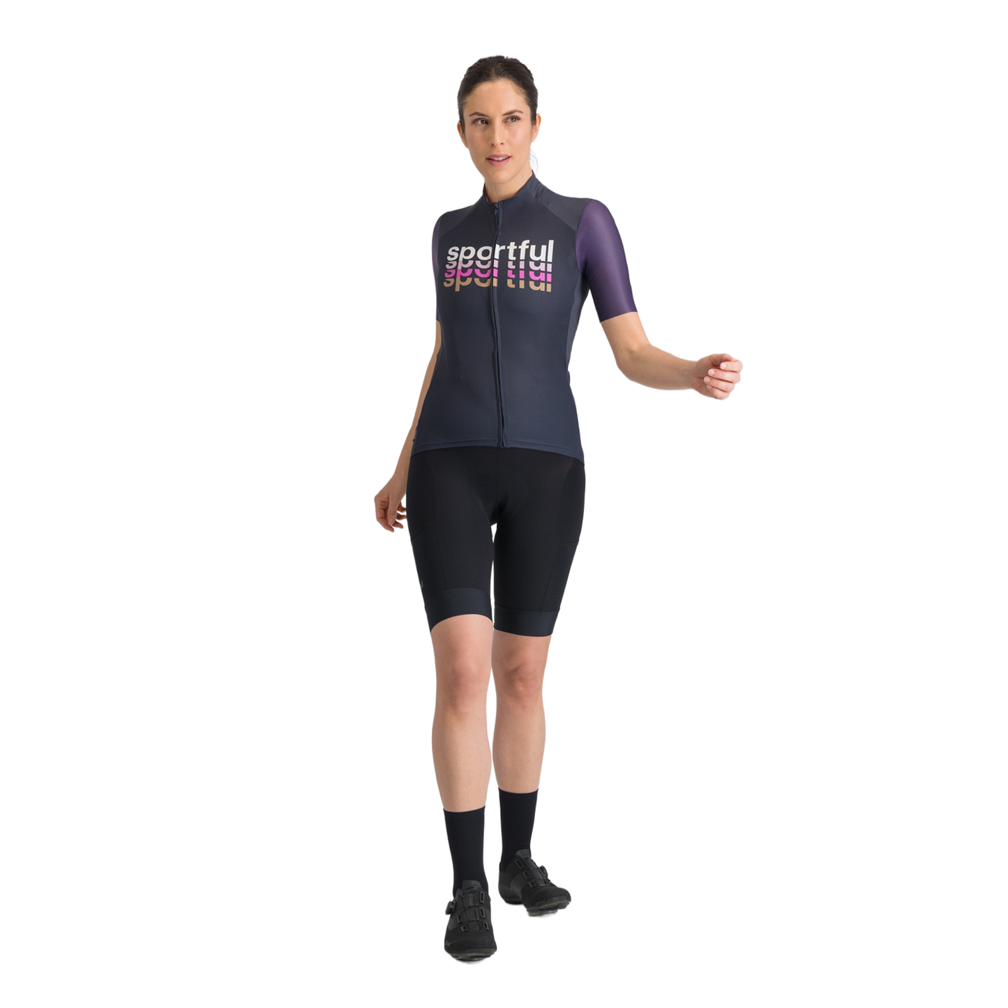 Damska koszulka z krótkim rękawem SPORTFUL SUPERGIARA 2 LOGO Navy