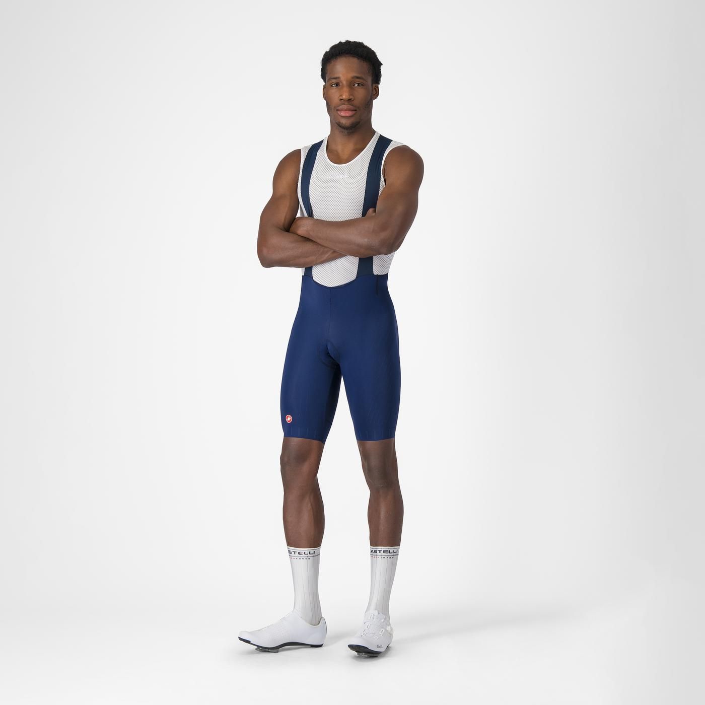 Koszulka CASTELLI FREE AERO RACE S Navy Bib Tight