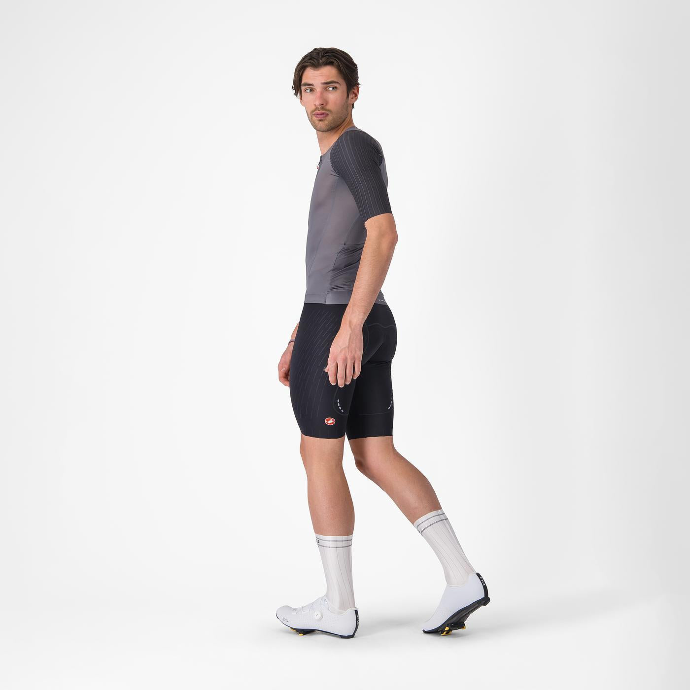 Koszulka z krótkim rękawem CASTELLI AERO RACE 8S szara