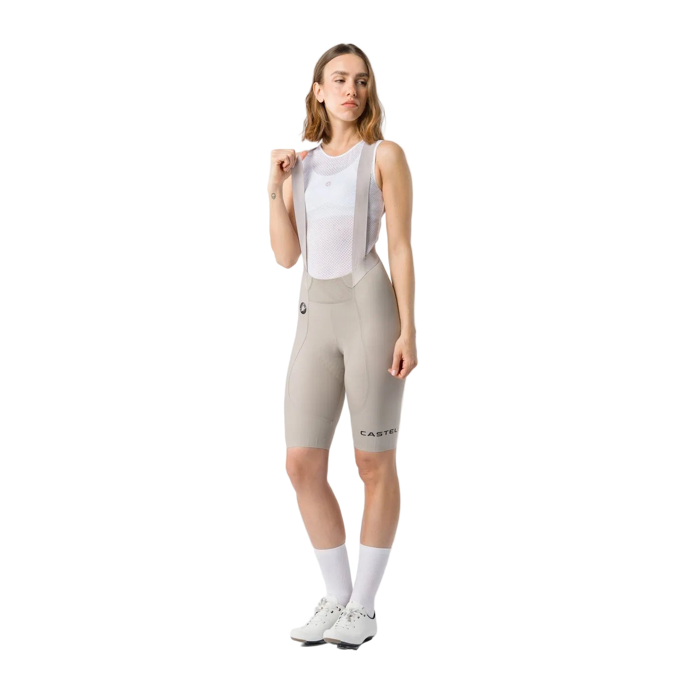 CASTELLI ESPRESSO 2 W DT Women's Clay Grey Bib Tight