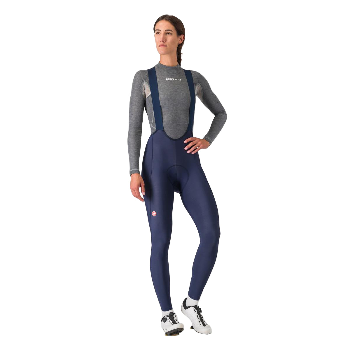 Rajstopy damskie CASTELLI ESPRESSO W DT Bibtights Blue