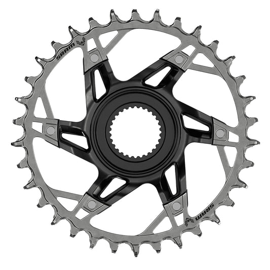 Tarcza łańcuchowa SRAM XX T-TYPE EAGLE BOSCH GEN4 12V do montażu bezpośredniego, mono, czarna/srebrna