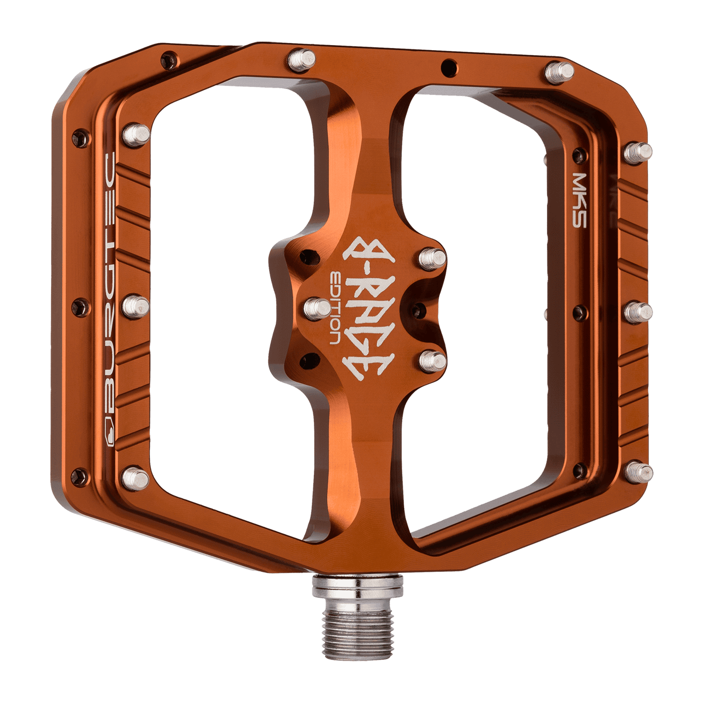 Płaskie pedały BURGTEC PENTHOUSE FLAT MK5 B-RAGE EDITION Kash Bronze