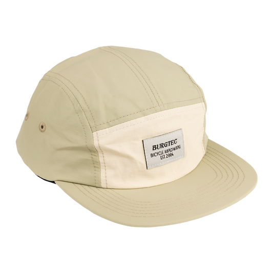 Cap BURGTEC COURIER FIVE PANEL Cream Pistachio