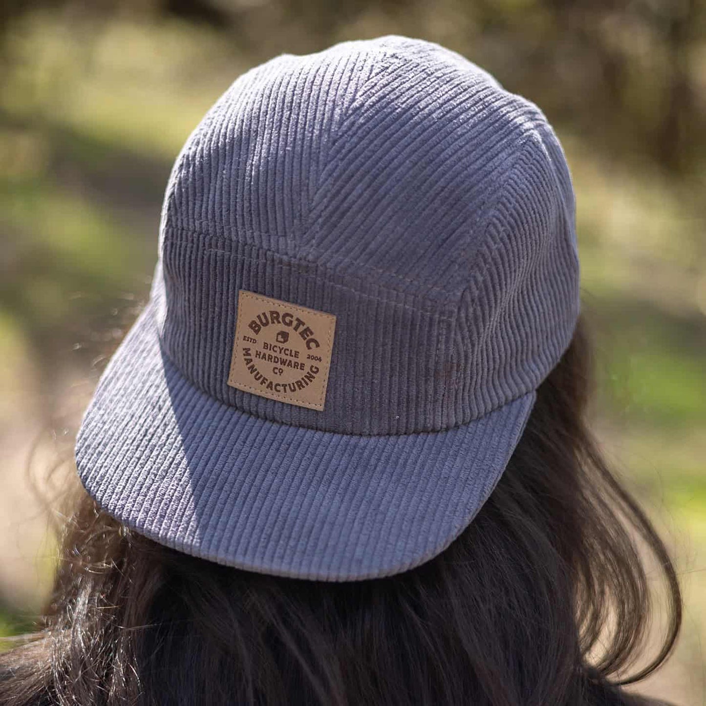 BURGTEC BANDIT CORDUROY FIVE PANEL Cap szary