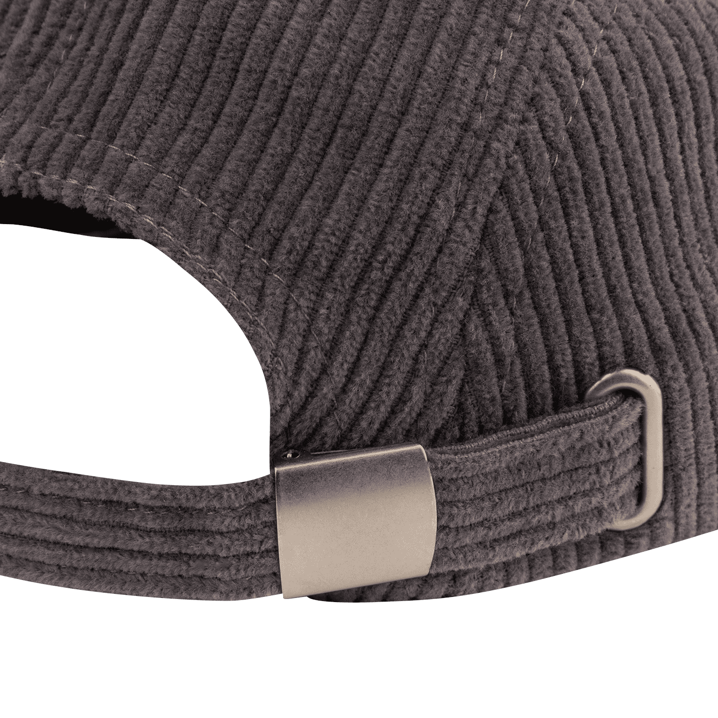 BURGTEC BANDIT CORDUROY FIVE PANEL Cap szary