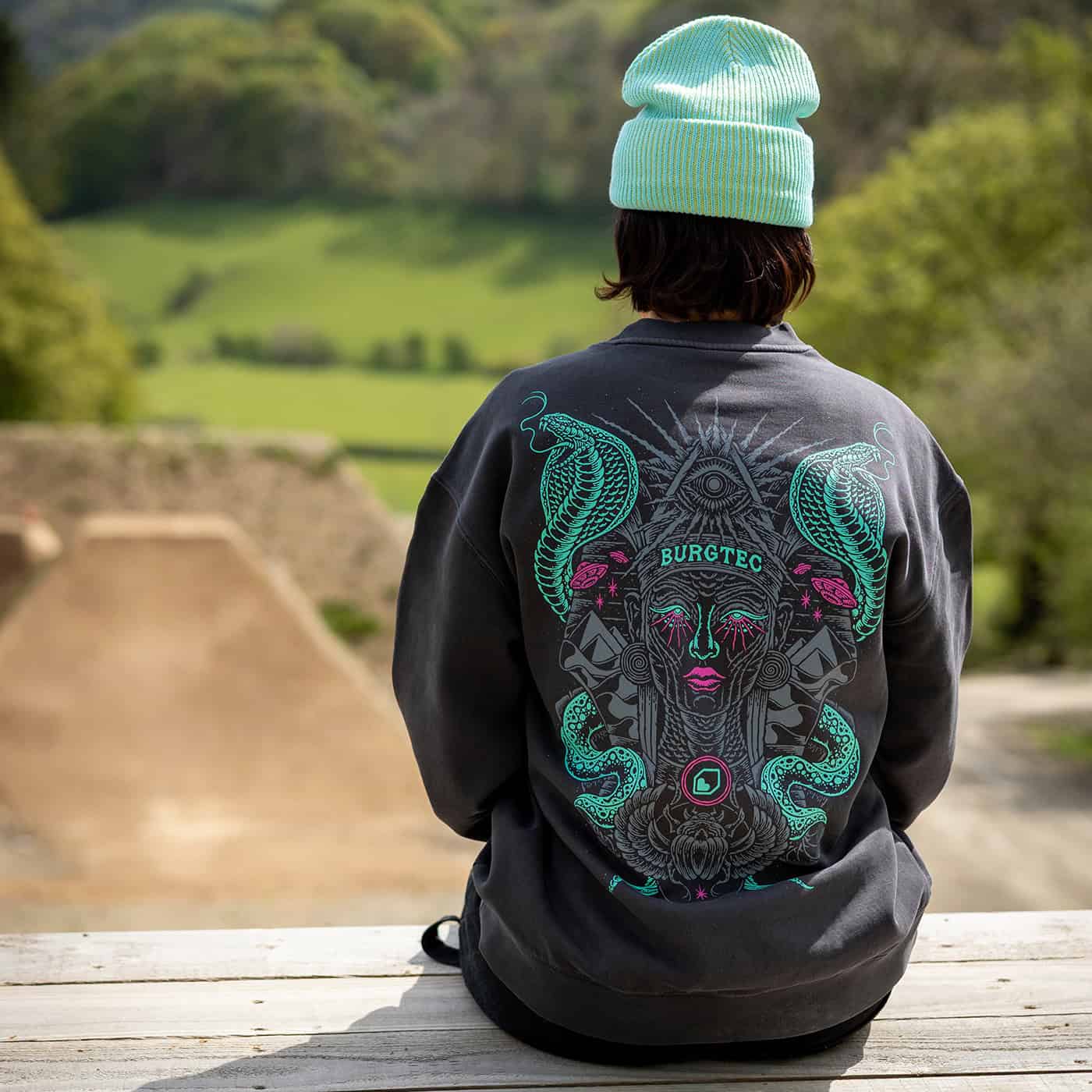 BURGTEC DESERT QUEEN FADED sweatshirt
