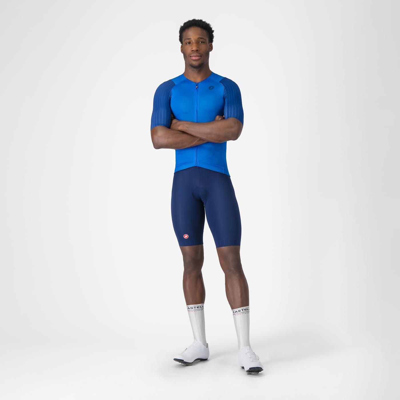 Koszulka CASTELLI FREE AERO RACE S Navy Bib Tight
