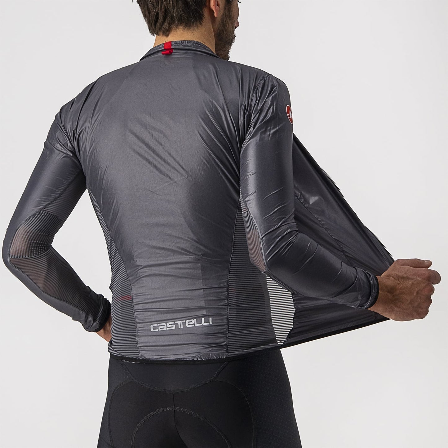 CASTELLI ARIA SHELL Kurtka ciemnoszara