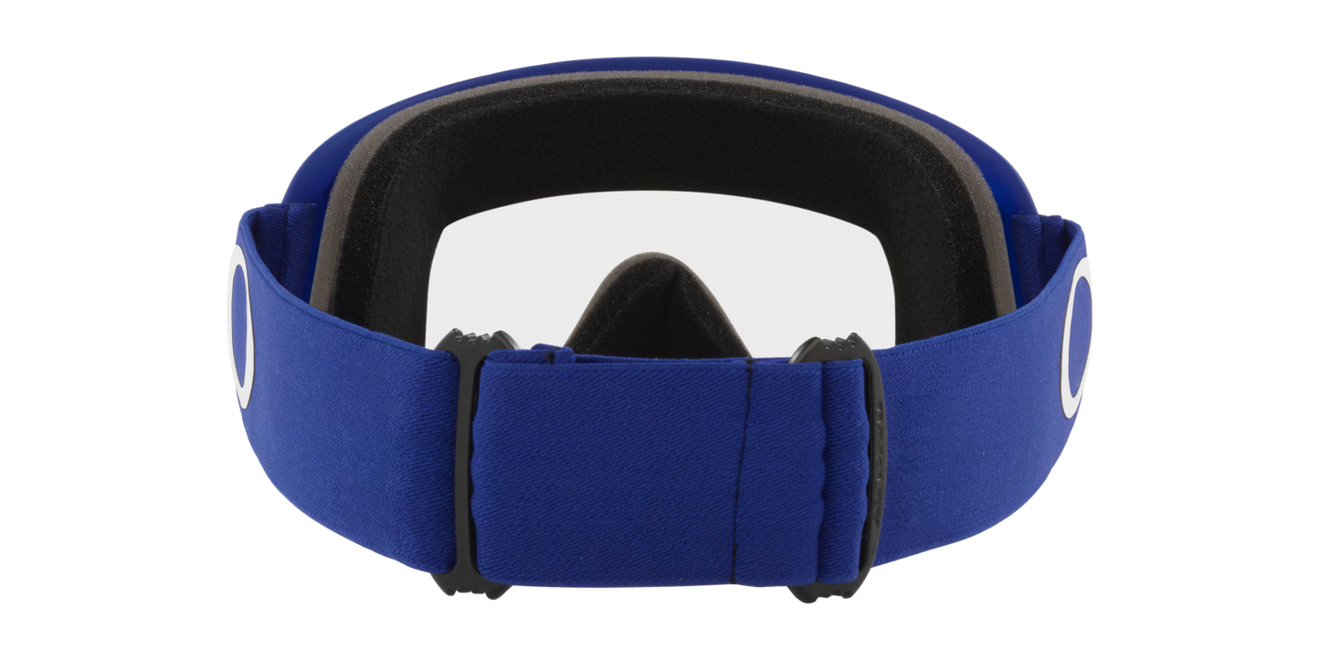 OAKLEY O FRAME MX Moto Blue Goggle Clear Shield