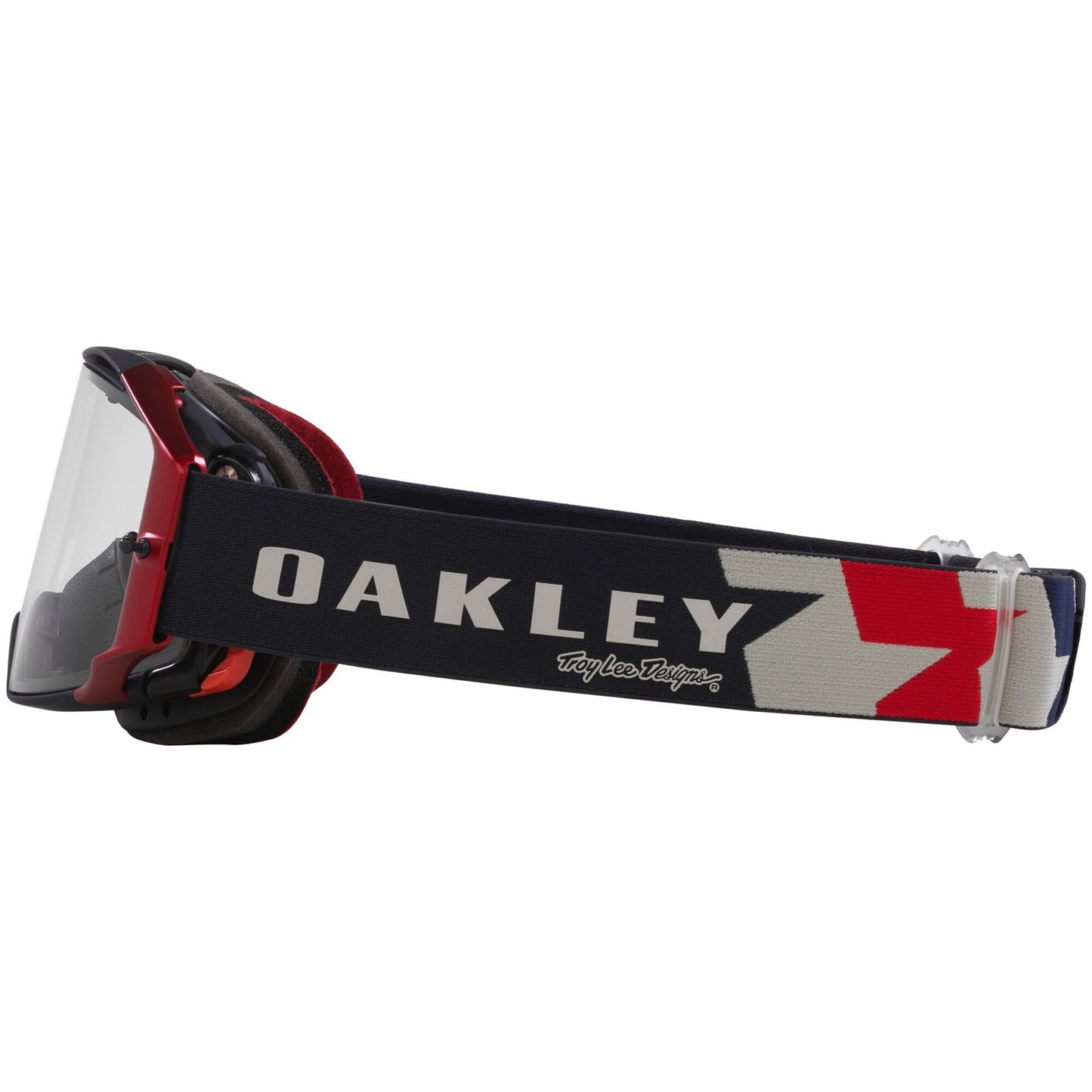 Przezroczyste gogle OAKLEY Airbrake MTB TLD RWB STARS