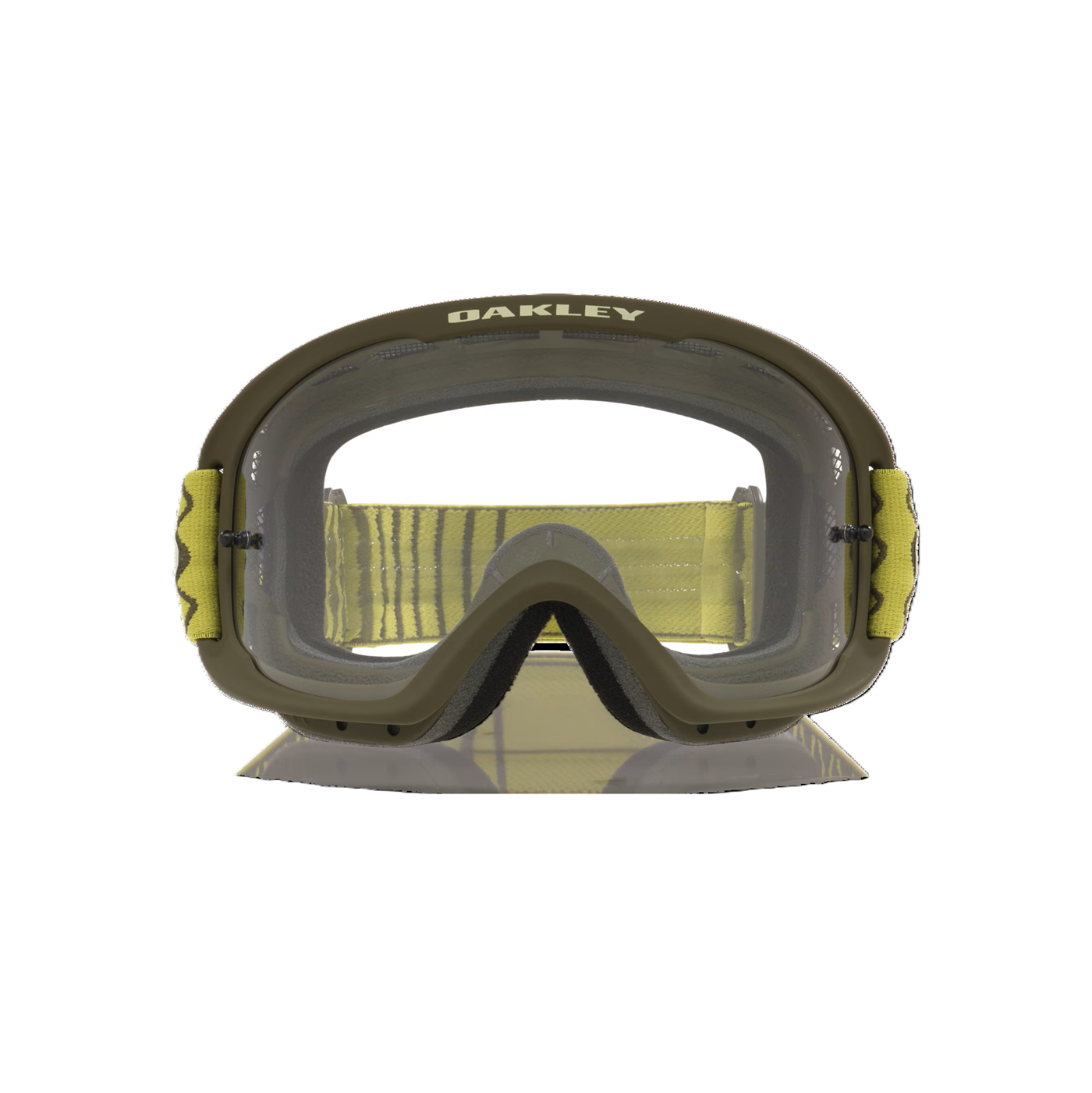 OAKLEY O Frame Pro 2.0 MTB Cactus Dark Brush Transparent Goggle