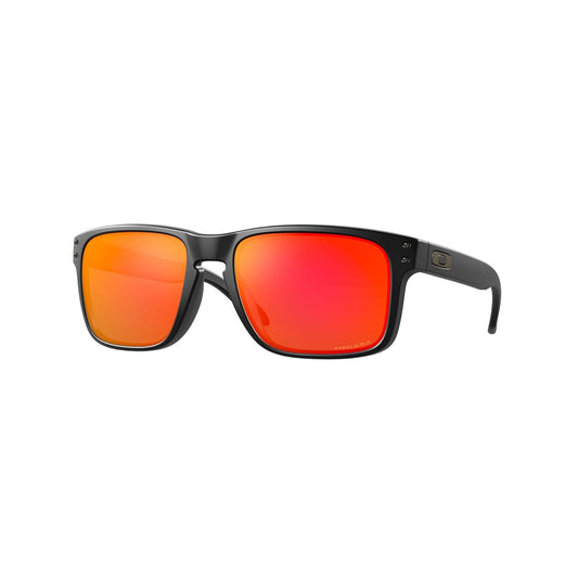 Okulary OAKLEY HOLBROOK Black Matt Prizm Ruby - OO9102-E255