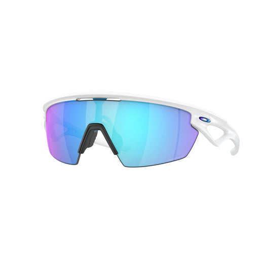 OAKLEY SPHAERA White Matt Prizm Sapphire z polaryzacją - 0OO9403-0236
