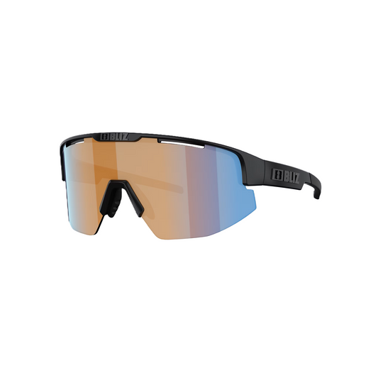 Okulary przeciwsłoneczne BLIZ MATRIX Black Matt Nano Optics Nordic Ligh Coral - Orange w Blue Multi