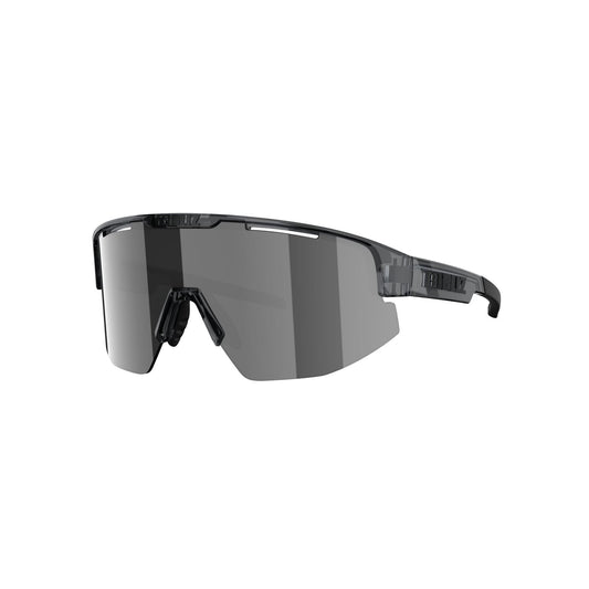 Okulary BLIZ MATRIX Crystal Black z przydymionymi srebrnymi soczewkami