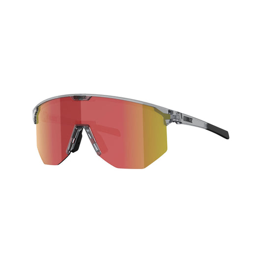 BLIZ HERO Glasses Grey Transparent t Brown Red Frame