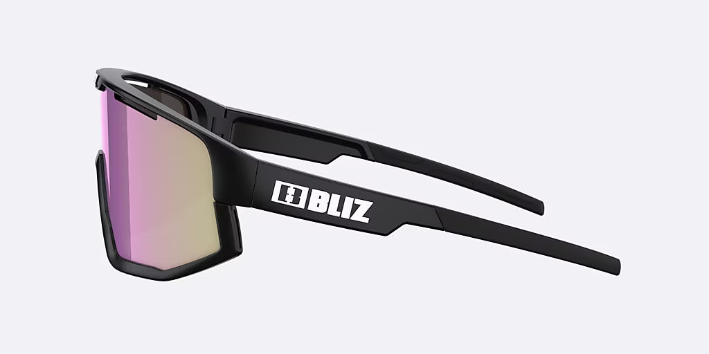 Okulary przeciwsłoneczne BLIZ FUSION SMALL Czarny Mat Różowy Brązowy Soczewki