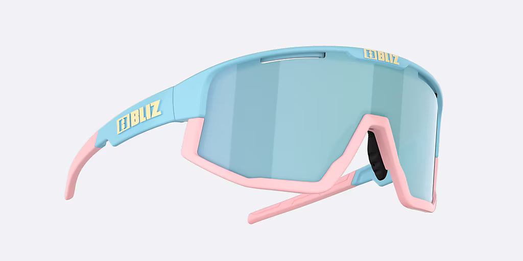 BLIZ FUSION SMALL Glasses Pastel Blue Matt Smoked Glacier Blue Lens